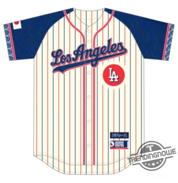Los Angeles Dodgers Japanese Heritage Jersey 2025 Giveaways trendingnowe.com 2
