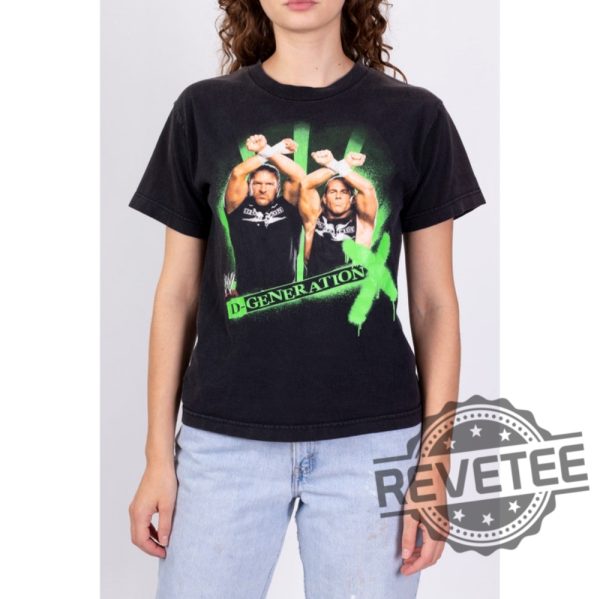 Vintage D Generation X Wwe Shawn Michaels Triple H T Shirt Hoodie Sweatshirt Tee Gift For Men Women Unisex Crewneck Pullover Unique revetee 1 1