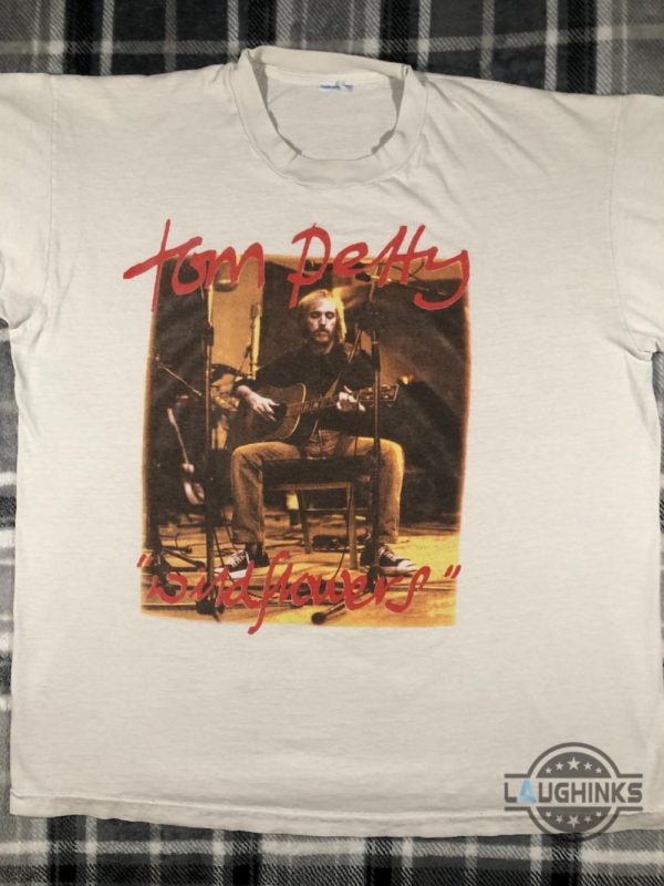 1995 tom petty wildflowers tour concert t shirt reprinted