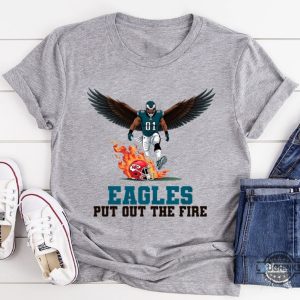 eagles put out the fire football tee