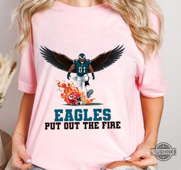 eagles put out the fire football tee