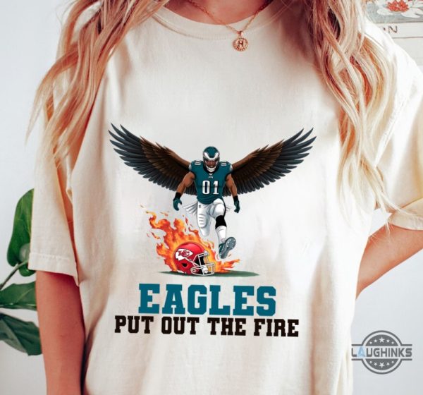 eagles put out the fire football tee