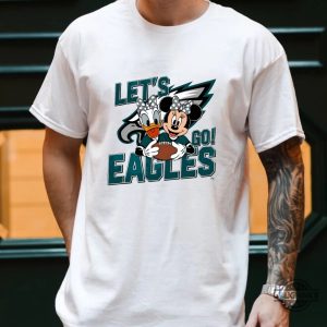 lets go eagles donald and minnie shirt