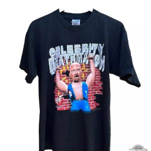 reprinted 1998 steve austin stone cold death match shirt