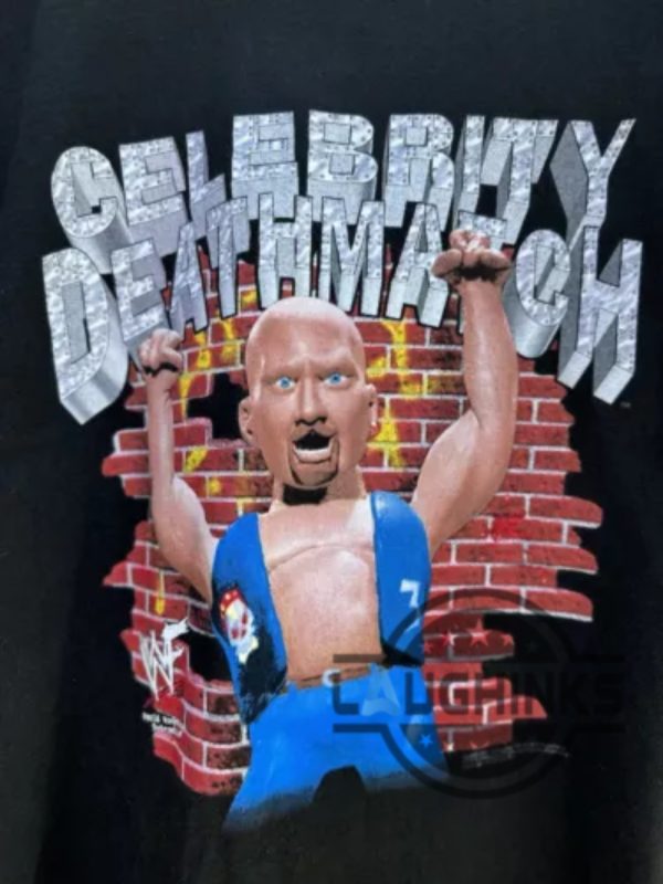 reprinted 1998 steve austin stone cold death match shirt