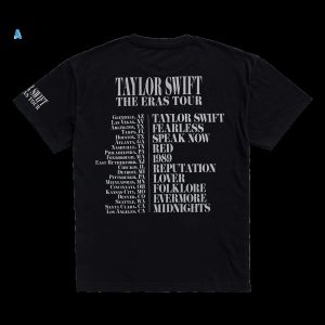 taylor swift eras tour us dates shirt