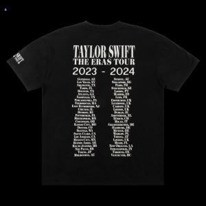 taylor swift the eras tour 2023 2024 shirt