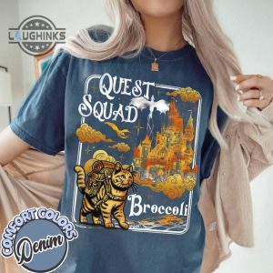 quest squad broccoli fourth wing shirt