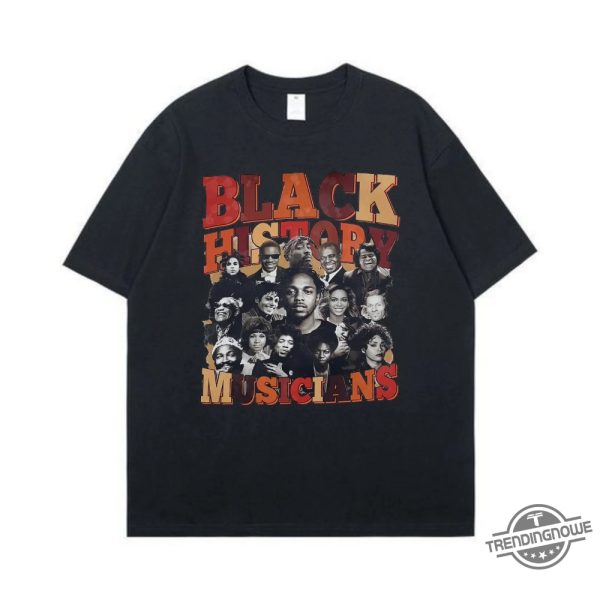 Black History Musicians Shirt Rap Tee trendingnowe 1