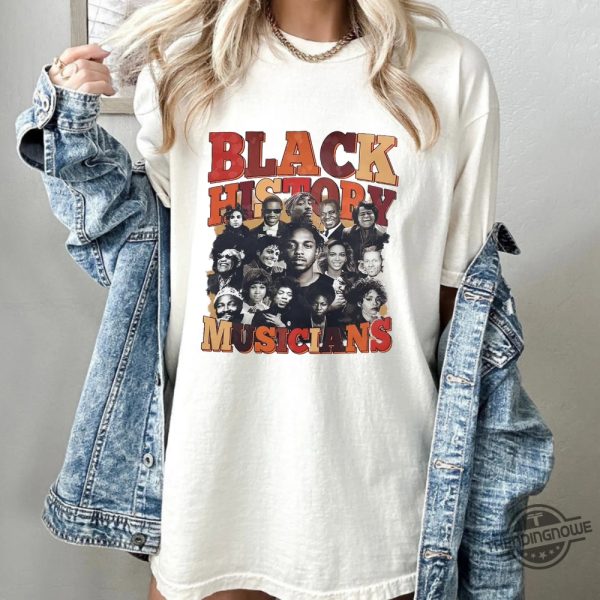 Black History Musicians Shirt Rap Tee trendingnowe 2