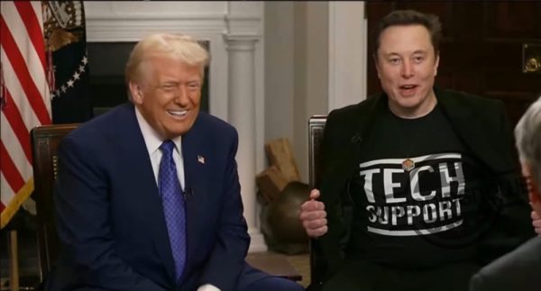 Elon Musk Tech Support Shirt In The Interview With President Trump trendingnowe 3