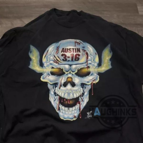 reprinted stone cold steve austin 1998 wwe shirt