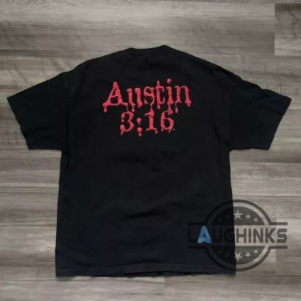 reprinted stone cold steve austin 1998 wwe shirt