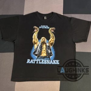 reprinted wwf stone cold steve austin rattlesnake shirt