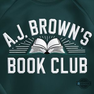 aj browns book club embroidered sweatshirt t shirt hoodie