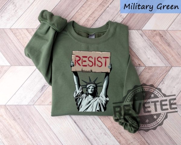 Liberal Resist Shirt Hoodie Sweatshirt Tee Gift For Men Women Crewneck Anti Trump Unique revetee 1