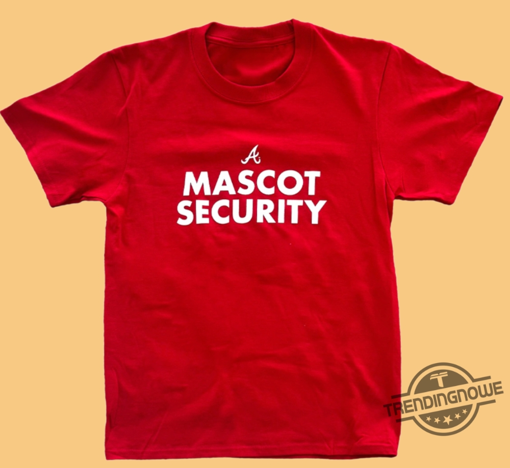 Atlanta Braves Blooper Mascot Security Shirt 2025 Giveaways 5 Atlanta Braves BLOOPER Mascot Security Shirt 2025 Giveaways
