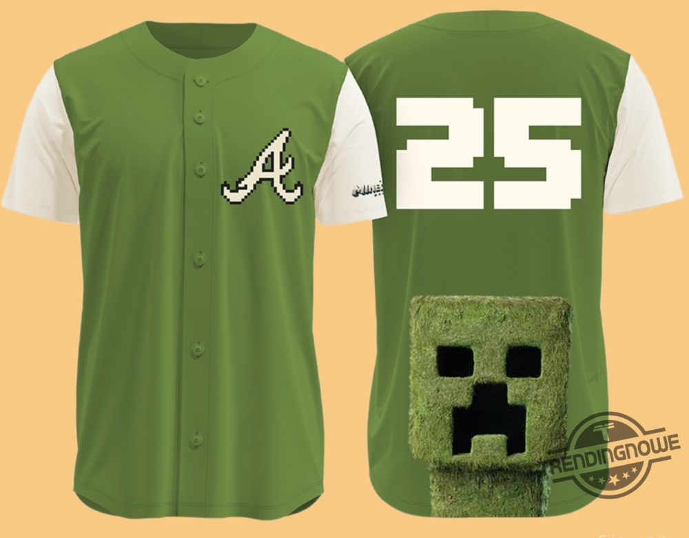 Atlanta Braves A Minecraft Movie Jersey 2025 Giveaways 5 Atlanta Braves A Minecraft Movie Jersey 2025 Giveaways