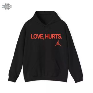 custom eagles jalen love hurts jorden hoodie t shirt sweatshirt