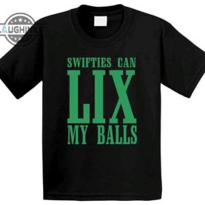 cj gardner johnson shirt at parade swifties can lix my balls