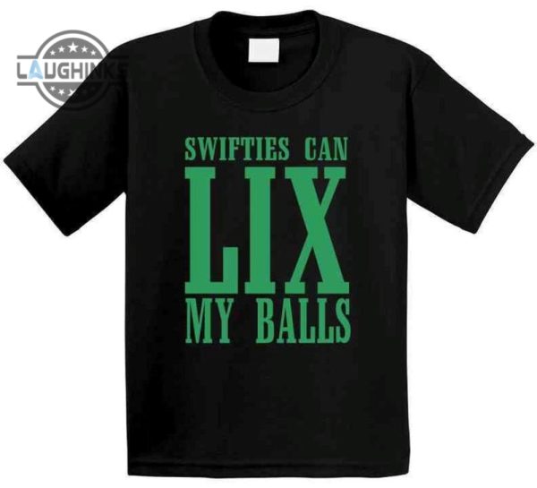 cj gardner johnson shirt at parade swifties can lix my balls