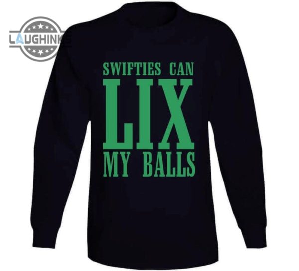 cj gardner johnson shirt at parade swifties can lix my balls