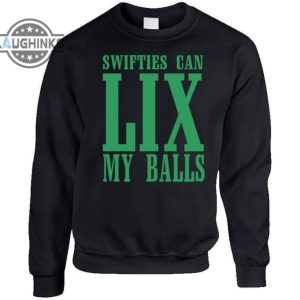 cj gardner johnson shirt at parade swifties can lix my balls