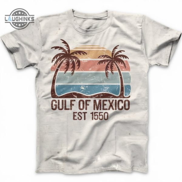 gulf of mexico est 1950 retro shirt