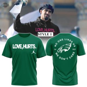 jalen hurts love hurts shirt eagles