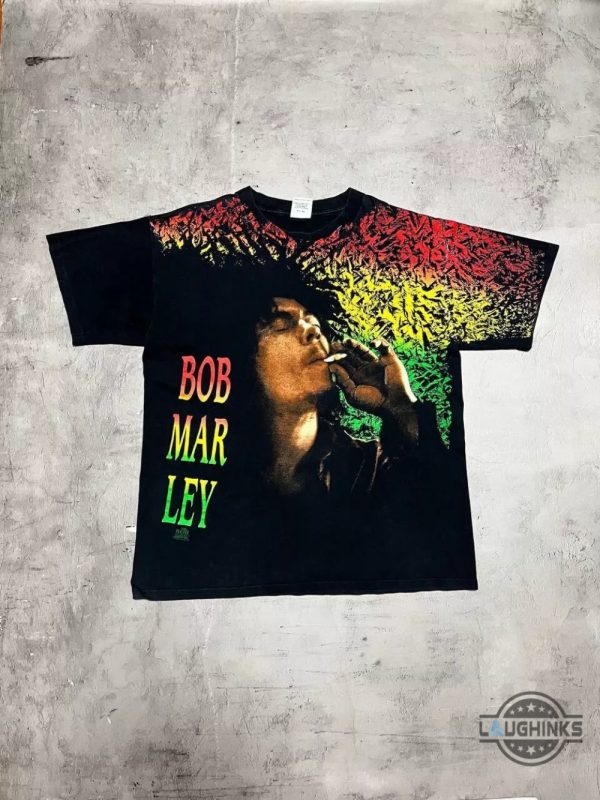 bob marley 1991 vintage wilt oats shirt