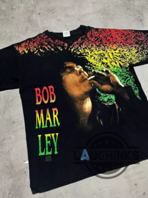 bob marley 1991 vintage wilt oats shirt