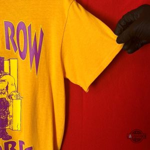 purple and yellow death row records shirt