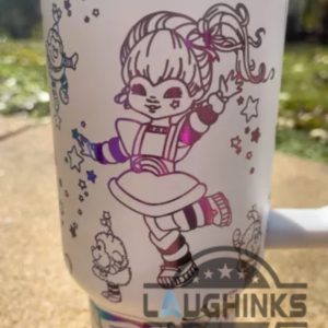 rainbow brite 40oz engraved chroma tumbler cup