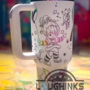 rainbow brite 40oz engraved chroma tumbler cup