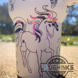 rainbow brite 40oz engraved chroma tumbler cup