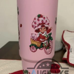 strawberry shortcake stanley tumbler 40oz dupe