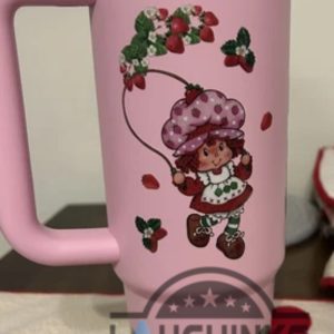 strawberry shortcake stanley tumbler 40oz dupe