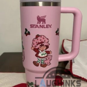 strawberry shortcake stanley tumbler 40oz dupe