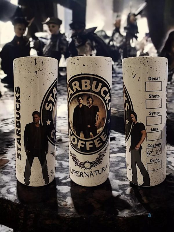 supernatural skinny tumbler new