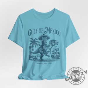 Gulf Of Mexico Funny Pirate Cat Shirt giftyzy 6