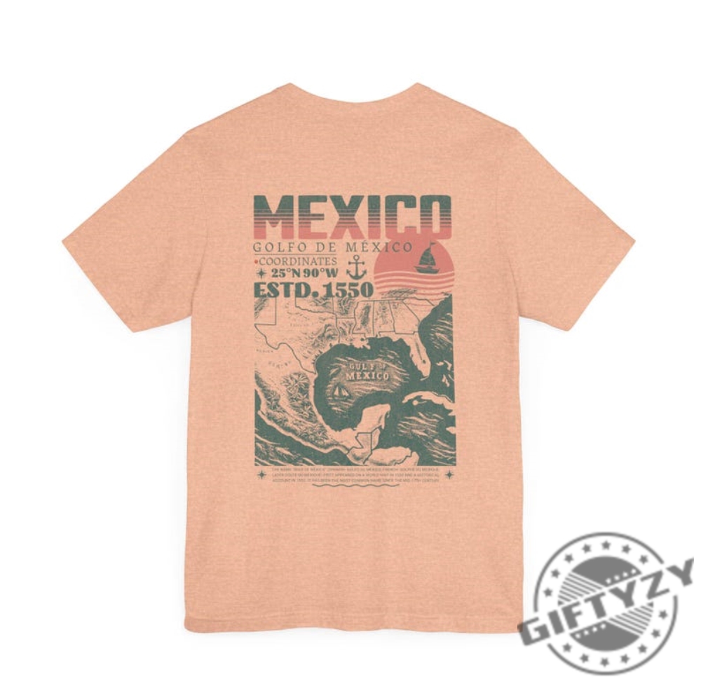 Golfo De México 1550 Retro Vintage Art Shirt 15 Golfo de México 1550 Retro Vintage Art Shirt