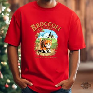 broccoli the fierce shirt official quest squad mascot