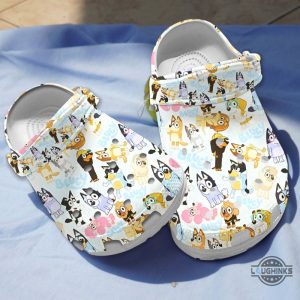 cute bluey and friends clogs water shoes adults