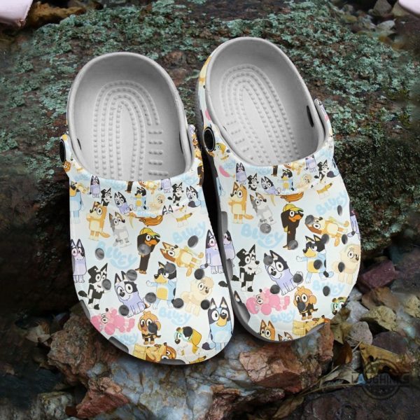 cute bluey and friends clogs water shoes adults