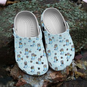 bluey heart crocs