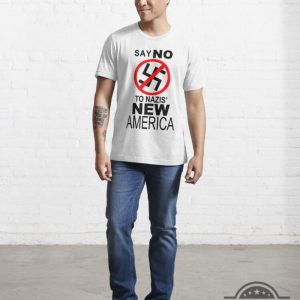 kanye west say no to nazi new america shirt