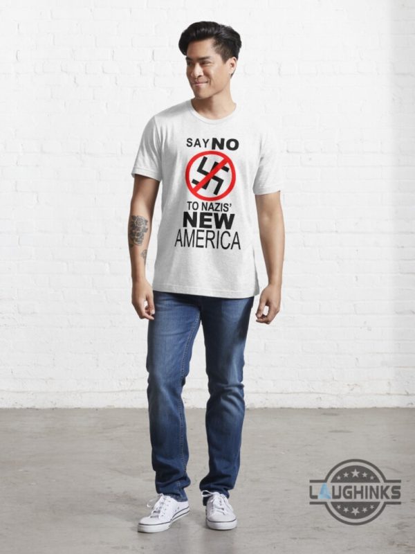 kanye west say no to nazi new america shirt