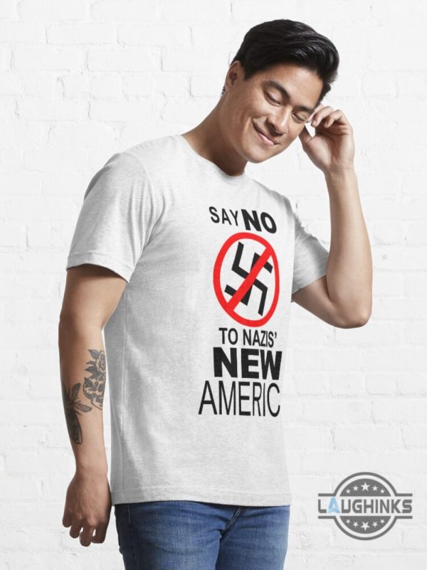 kanye west say no to nazi new america shirt