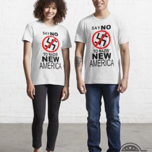 kanye west say no to nazi new america shirt