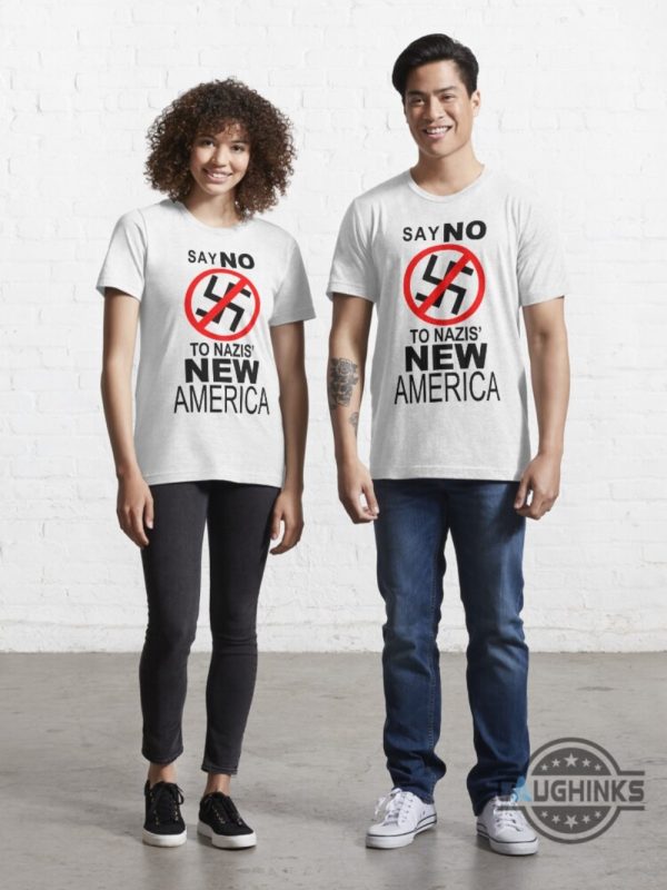 kanye west say no to nazi new america shirt